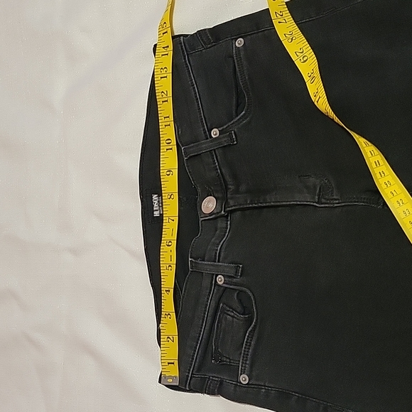 Hudson black Krista mid rise super skinny jeans Women's size 28 - Picture 2 of 8